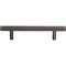 Jeffrey Alexander 96 mm Center-to-Center Brushed Pewter Square Dominique Cabinet Bar Pull 845-96BNBDL - alternate 3